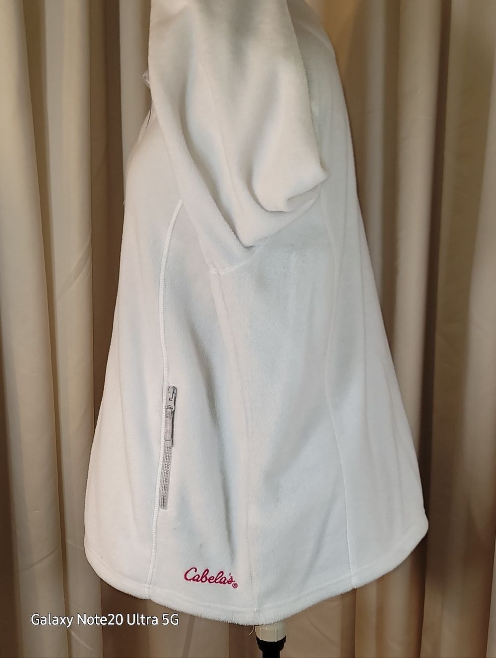 0943. EUC ~ Cabela's ~ Ladies 2XL ~ White w/ Pink Accents ~ - Picture 2 of 6